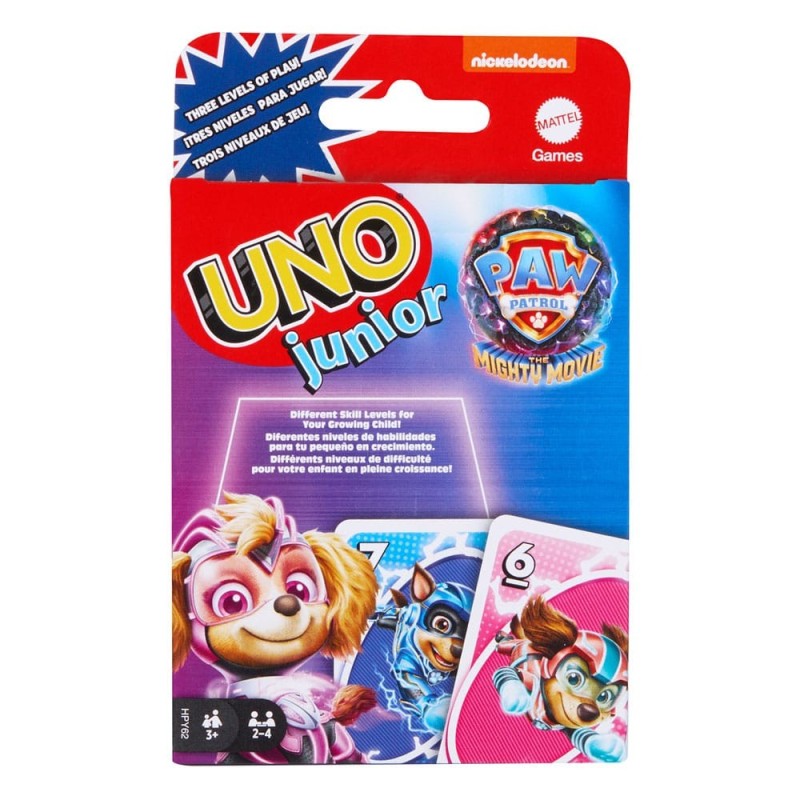 UNO - Jeu de cartes UNO Junior PAW Patrol : The Mighty Movie