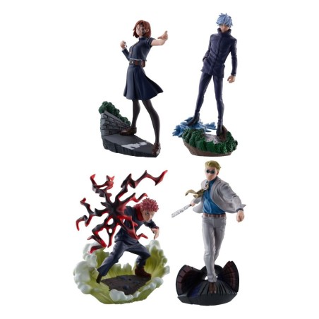 Jujutsu Kaisen Petitrama Series - Pack 4 trading figures Jujutsu Kaisen Series Vol.2 Set 9 cm