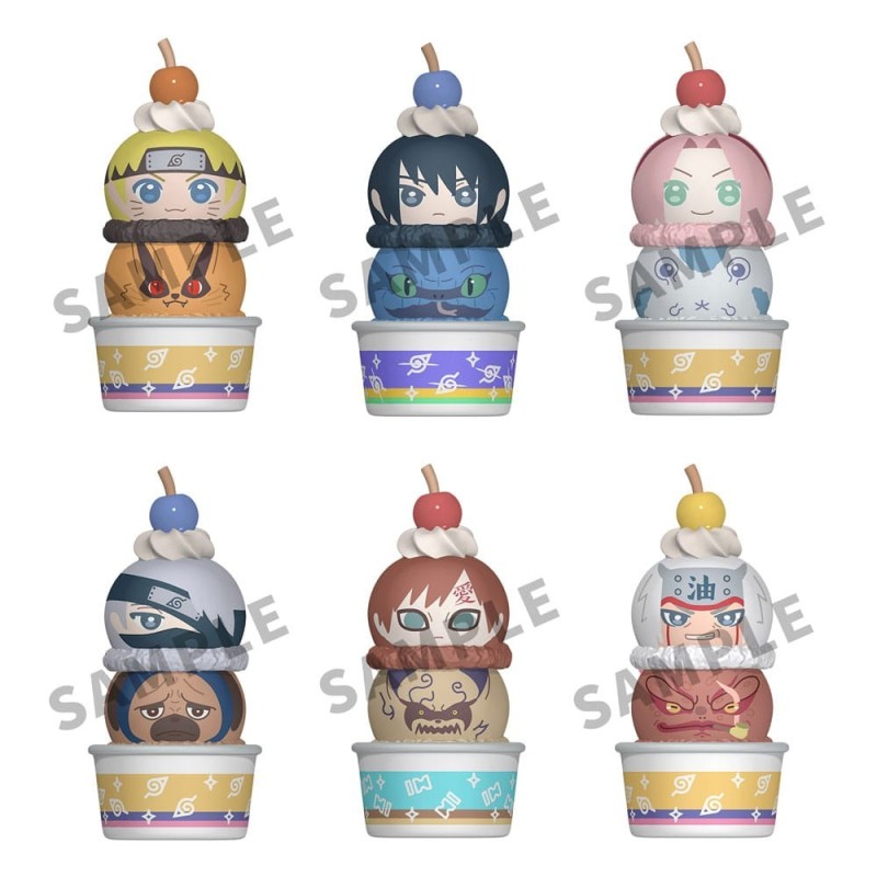 Naruto - Shippuden Tsumichen Stack up & Change Trading Figure 6-Pack 8 cm (with gift)