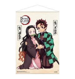 Demon Slayer: Kimetsu no Yaiba - Wallscroll Tanjiro & Nezuko Kamado 50 x 70 cm