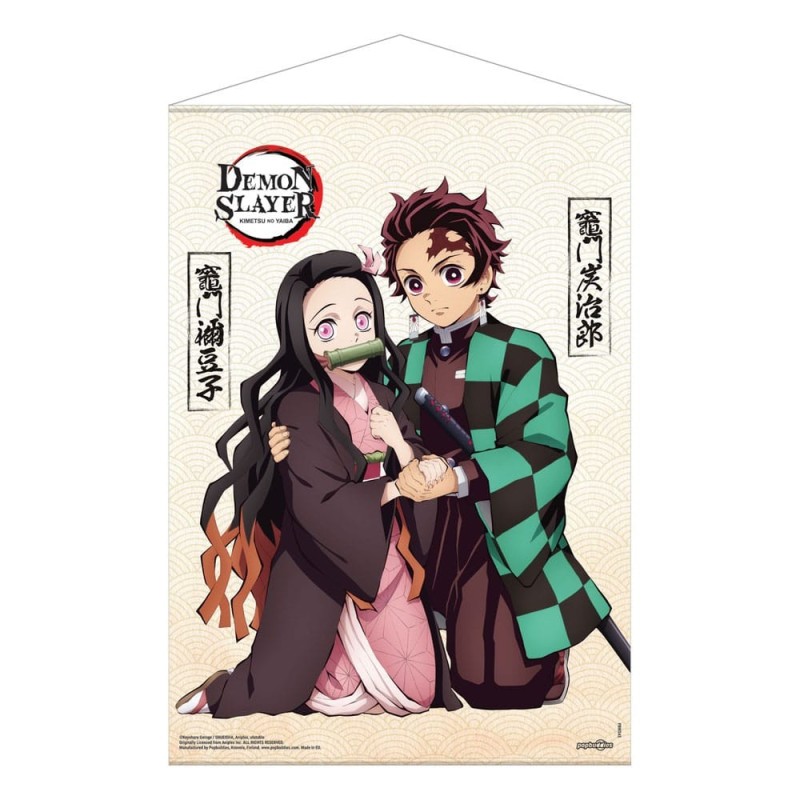 Demon Slayer: Kimetsu no Yaiba - Wallscroll Tanjiro & Nezuko Kamado 50 x 70 cm