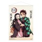 Demon Slayer: Kimetsu no Yaiba - Wallscroll Tanjiro & Nezuko Kamado 50 x 70 cm