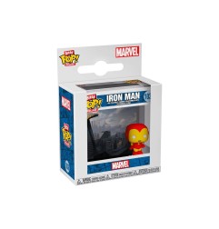 Marvel - Iron Man Bitty POP! Deluxe Vinyl Figure Iron Man(AvengerTower) Display (12) 2,5 cm