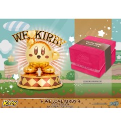 Kirby - Statuette DieCast We Love Kirby  Gold Edition 10 cm