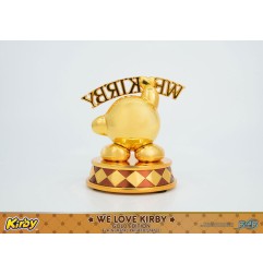 Kirby - Statuette DieCast We Love Kirby  Gold Edition 10 cm