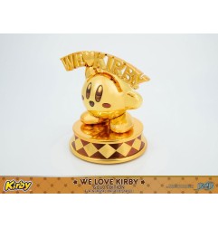 Kirby - Statuette DieCast We Love Kirby  Gold Edition 10 cm