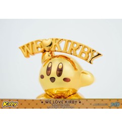 Kirby - DieCast Statue We Love  Gold Edition 10 cm