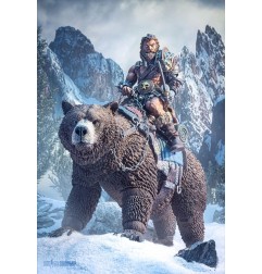 Mythic Legions - : Rising Sons Actionfigur Bodvar (Bear Mount) 15 cm