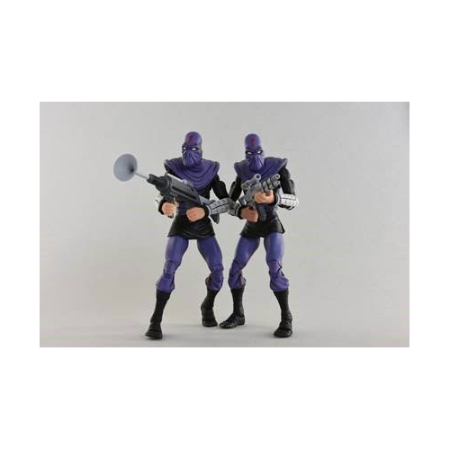 Les Tortues ninja - Pack 2 figurines Foot Soldier 'Army Builder' 18 cm