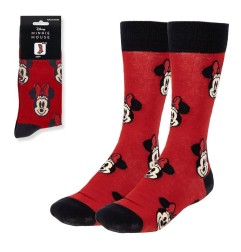 Disney - Socks Minnie Face Red 36-43