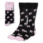 Barbie - Paire de chaussettes Barbie Logo Black 36-43