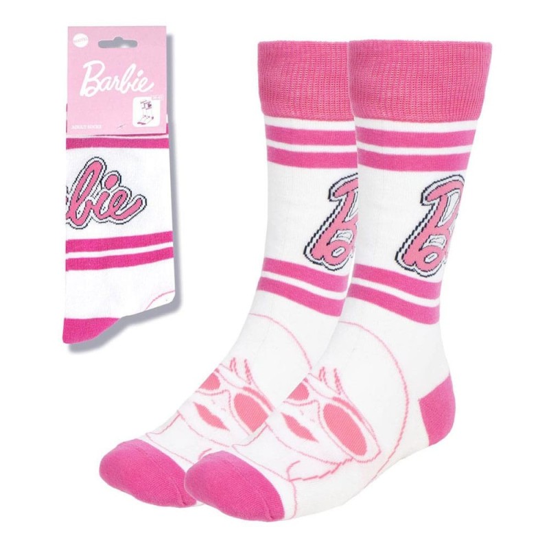 Barbie - Paire de chaussettes Logo Barbie White 36-43