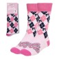 Barbie - Paire de chaussettes Barbie Logo Pink 36-43