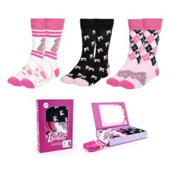Barbie - Pack 3 paires de chaussettes Barbie 36-43