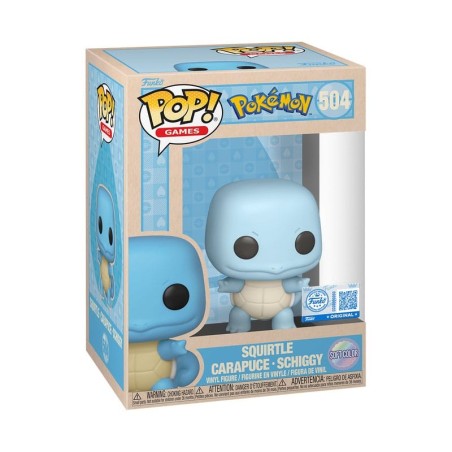 Pokémon - Figurine POP! Squirtle (SftClr) 9 cm