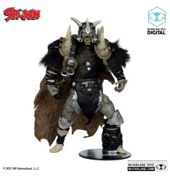 Spawn - Action Figure Bloodaxe with Horse (: The Dark Ages) (McFarlane Toys 30th Anniversary) (Gold Label) 18 cm