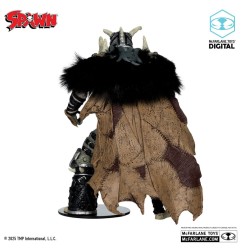 Spawn - Figurine Bloodaxe avec cheval (Spawn: The Dark Ages) (McFarlane Toys 30th Anniversary) (Gold Label) 18 cm