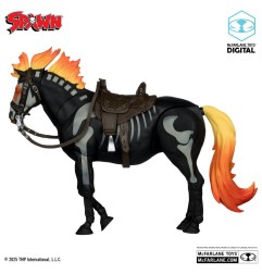 Spawn - Action Figure Bloodaxe with Horse (: The Dark Ages) (McFarlane Toys 30th Anniversary) (Gold Label) 18 cm