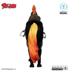 Spawn - Action Figure Bloodaxe with Horse (: The Dark Ages) (McFarlane Toys 30th Anniversary) (Gold Label) 18 cm