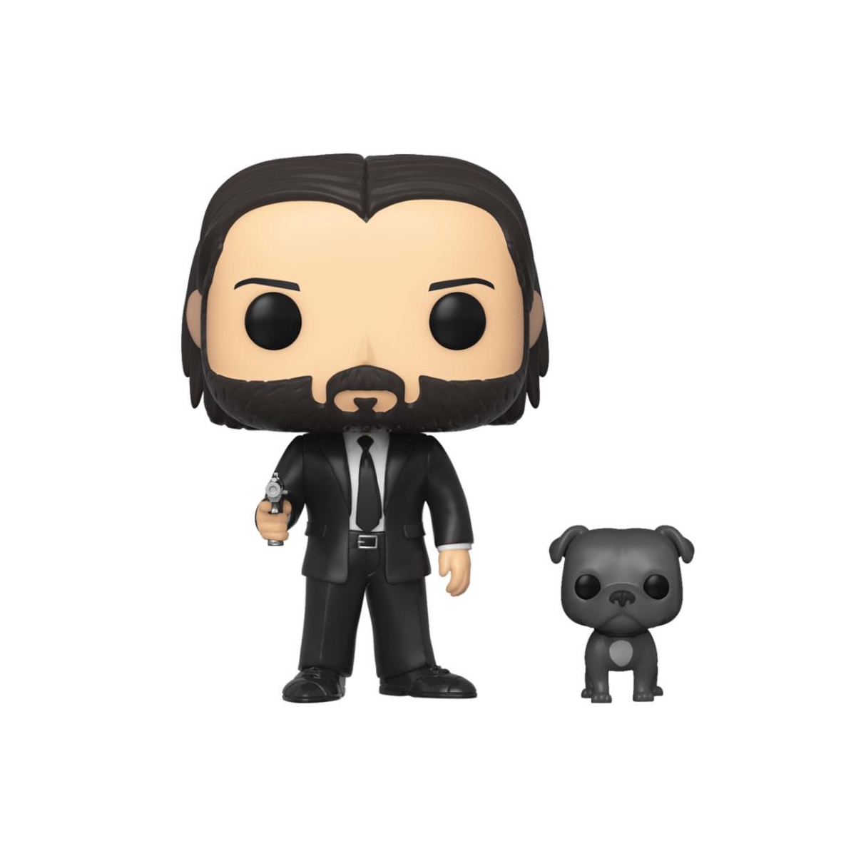 John Wick - Figurine POP! John Wick costume noir avec son chien 9