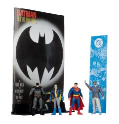 DC Comics - DC Direct Page Punchers Action Figure 4-Pack Batman & Son of Batman & Superman & Joker 7 cm