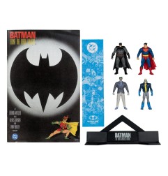 DC Direct Page Punchers - Pack 4 figurines Batman & Son of Batman & Superman & Joker 7 cm