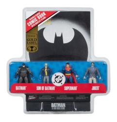 DC Comics - DC Direct Page Punchers Action Figure 4-Pack Batman & Son of Batman & Superman & Joker 7 cm