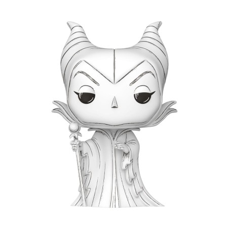 Disney - Figurine POP! Sketched Maleficent 9 cm