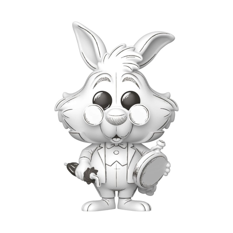 Disney - POP! Vinyl Figure Sketched- White Rabbit 9 cm Disney - POP! Vinyl Figure Sketched- White Rabbit 9 cm