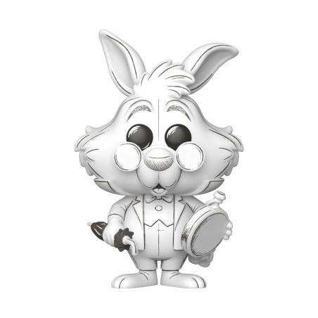 Disney - POP! Vinyl Figure Sketched- White Rabbit 9 cm