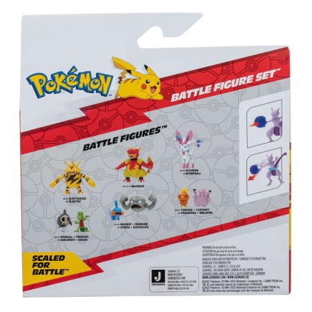 Pokémon - Pack 2 figurines Mewtwo 10 cm & Mew 5 cm