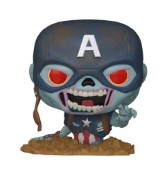 Marvel - Zombies POP!  Vinyl Figure Captain America 9 cm