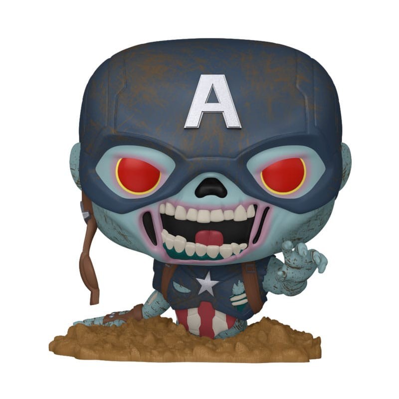 Marvel - Zombies POP! Vinyl Figure Captain America 9 cm Marvel - Zombies POP! Vinyl Figure Captain America 9 cm