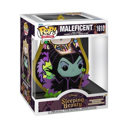 La belle au bois dormant - Figurine POP! Deluxe Maleficent (Glass) 9 cm