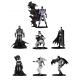 Batman Black & White - Pack de 7 figurines Batman Black & White Box Set 4 10 cm
