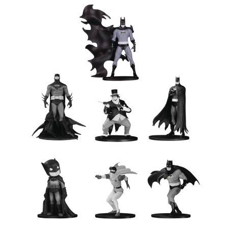 Batman - Black & White pack 7 figurines PVC Box Set 4 10 cm