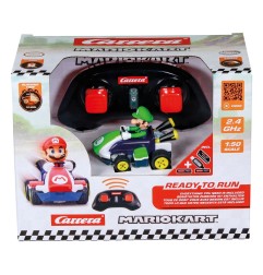 Super Mario - Kart RC remote-controlled Car 1/50 2.4GHz Mini Luigi