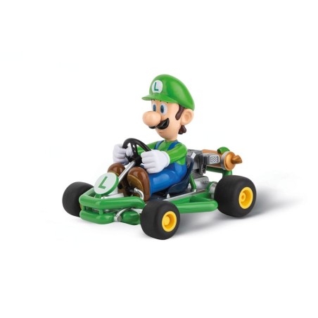 Super Mario Kart - Voiture télécommandée RC 1/18 2,4GHz Pipe Kart Luigi