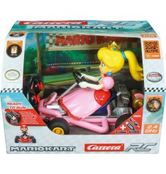 Super Mario Kart - Voiture télécommandée RC 1/18 2,4GHz Pipe Kart Peach