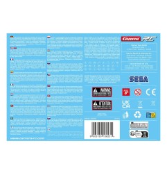 Sonic The Hedgehog - Voiture télécommandée RC 1/18 2,4GHz Shadow Performance