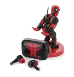 Marvel - Holdems Mini Holder & Wireless Headphones Deadpool with TWS Buds Pro 10 cm