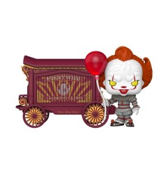 It - -Welcome to Derry POP! Town Vinyl Figure Pennywise & Wagon 9 cm
