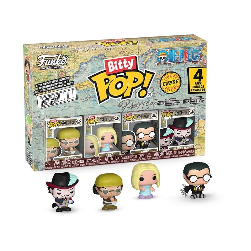 One Piece - Bitty POP! Vinyl Figure 4-Pack Usopp 2,5 cm