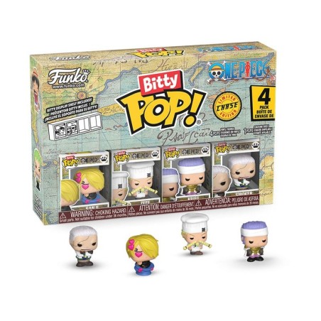 One Piece - Bitty POP! Vinyl Figure 4-Pack Sanji 2,5 cm