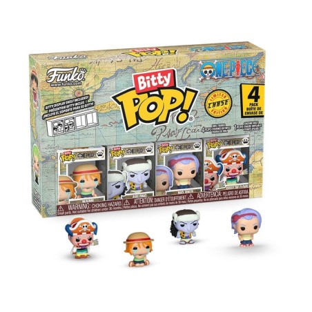 One Piece - Pack 4 figurines Bitty POP! Nami 2,5 cm
