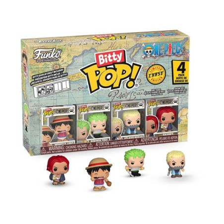 One Piece - Bitty POP! Vinyl Figure 4-Pack Luffy 2,5 cm