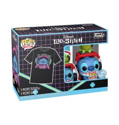 Lilo & Stitch - POP! & Tee Box Gmr Stitch w/frog Size M