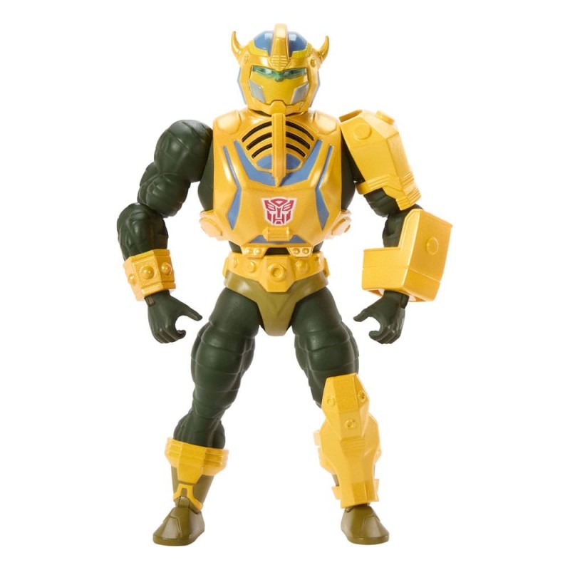 Les Maîtres de l´Univers x Transformers - Figurine Bumblebee Armor Man-At-Arms heo European Exclusive 14