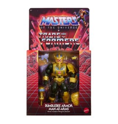 Masters of the Universe - X Transformers Action Figure Bumblebee Armor Man-At-Arms heo European Exclusive 14 cm
