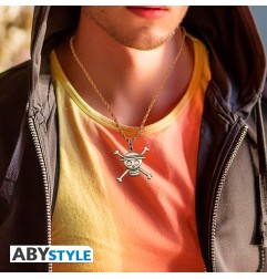One Piece - Collier One Piece avec pendentif 3D Skull